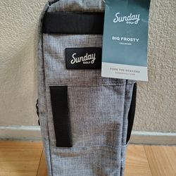 BRAND NEW Sunday Golf: The Big Frosty Cooler Bag (Gray): Holds 4-pint cans or 6-slim cans ($40 MSRP)