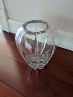 Miller Rogaska Lead Crystal 5" Tulip Vase Signed Slovenia Covington Pattern