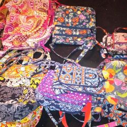 ASSORTED Lot of 17 Like New Paisley Vera Bradley Bags
