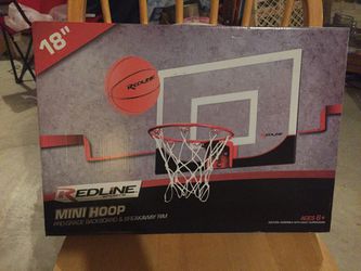 RedLine mini basketball hoop 18" - NIB