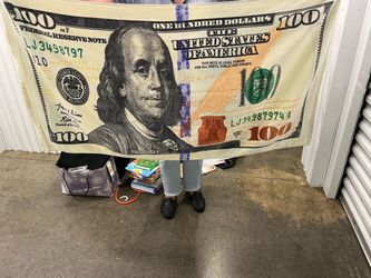 New beach towel with $100 bill design