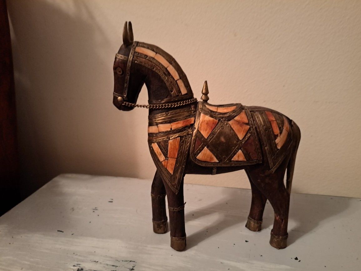 Armoured Horse Sculpture