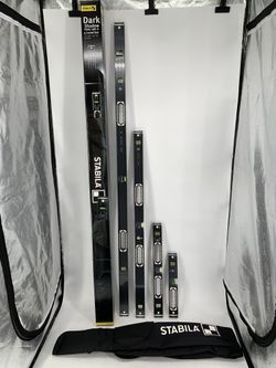 STABILA DARK SHADOW TYPE 196-2 (16”, 24”, 48”, 72”) SET - 37400