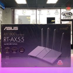Asus AX1800 Dual Band RT-AX55 Smart WiFi 6 Router - Brand New