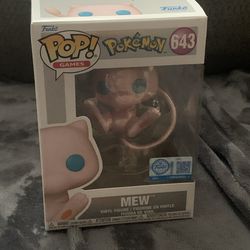 Funko Pokémon Mew Pearlescent Pokemon Center exclusive Pop!