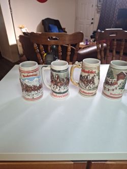 Budweiser Beer Steins