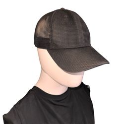 Men’s Black Mesh Baseball Cap Size OS  