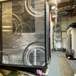 8x10 Area Rugs Carpet Rugs Modern Design Thick Colors Gray