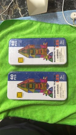 2 magnetic tiles set 40 pcs