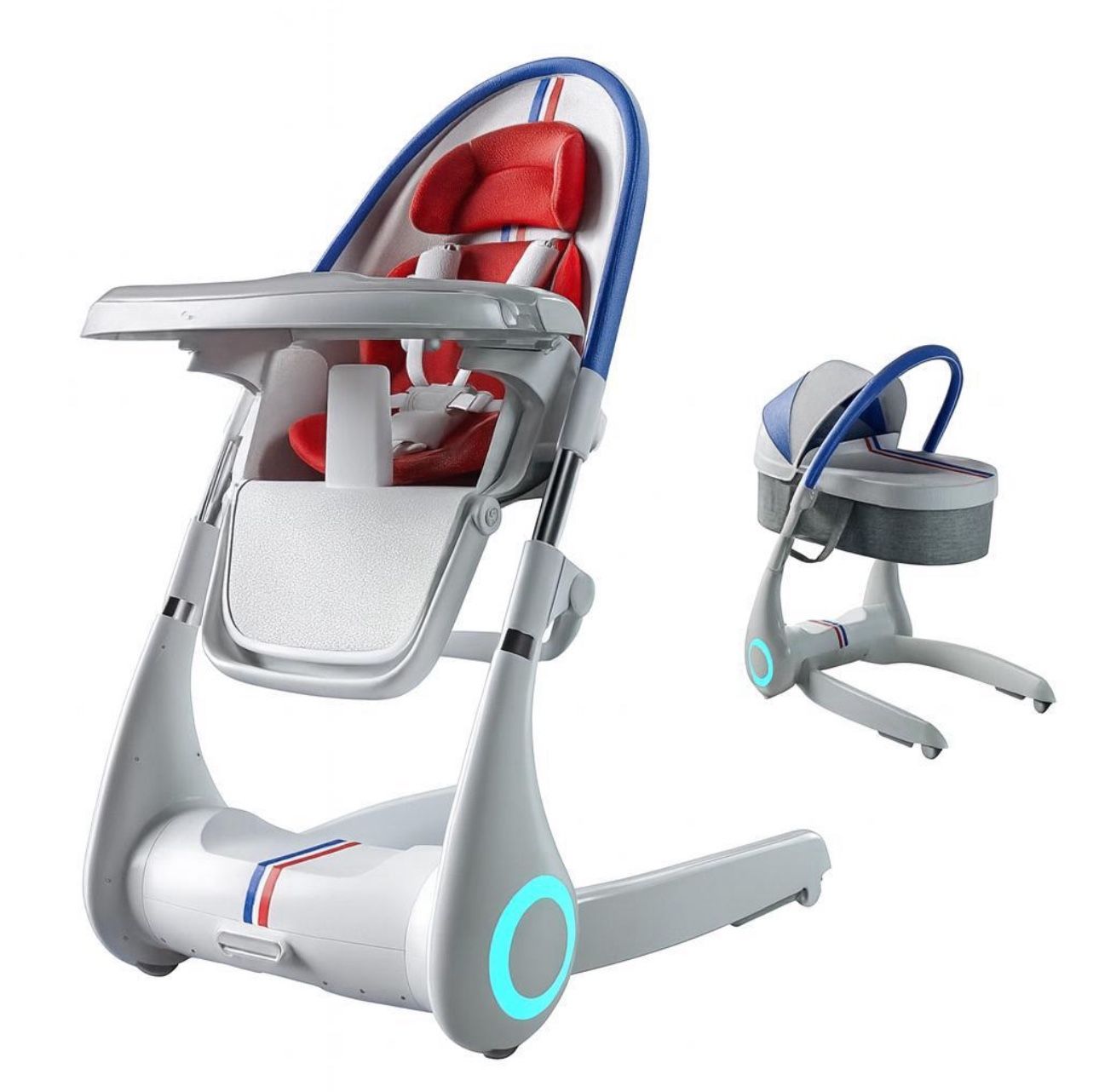 Premium High Chair And Cradle 2in1 
