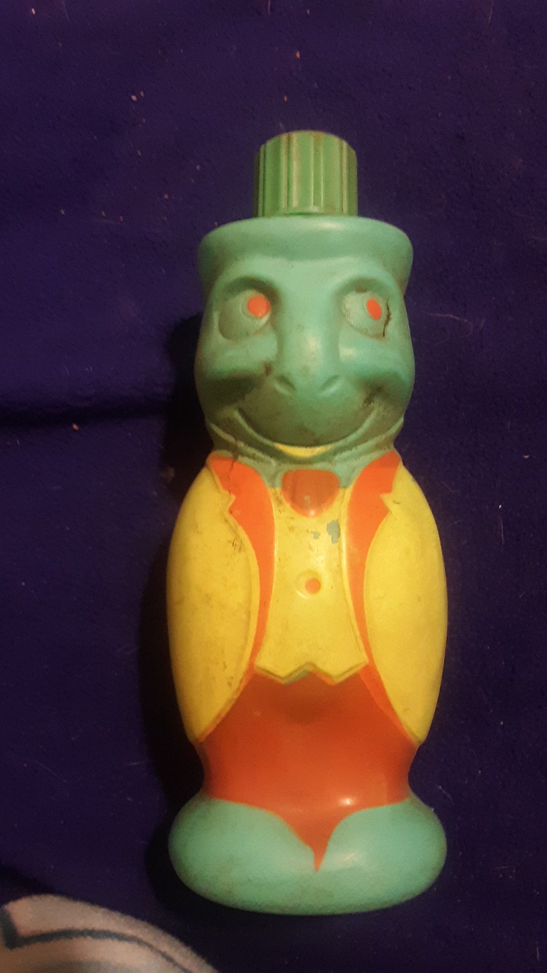 Vintage Jiminy Cricket Soapy Bottle, 1960