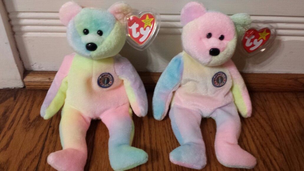 Beanie babies birthday bear 1999