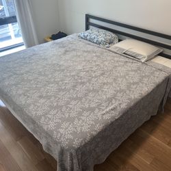 King Casper Mattress and Bed Frame. Price Negotiable. Used only one year. Perfect Condition.