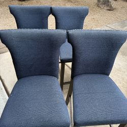 4 Counter Height Bar Stools. 