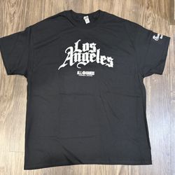 Gildan LA Clippers Playoffs 2024 Black Graphic T-Shirt Men's XL