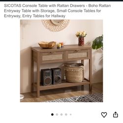 Console table for entry way