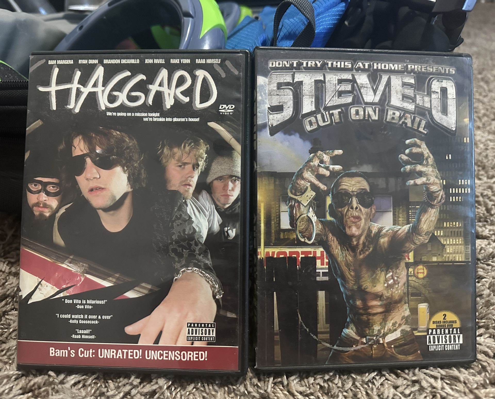 Haggard + Steve O Out On Bail DVDs