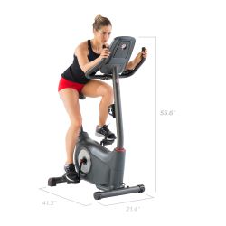 Schwinn Fitness 170 Home Workout Stationary Upright Exercise Bike w/ LCD Display