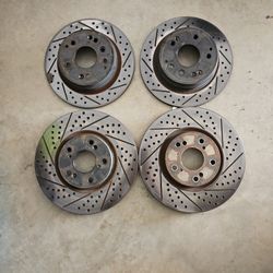 07-08 Type S Used Crossed Drilled Rotors