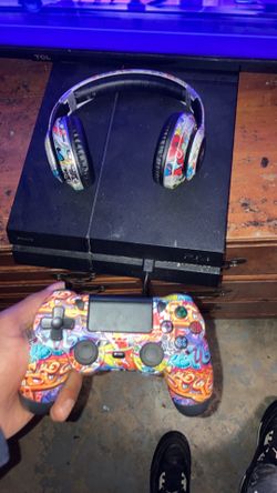 PS4 with custom remote control