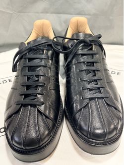 ADIDAS SUPERSTAR LUX MADE IN ITALY ALL LEATHER men 10