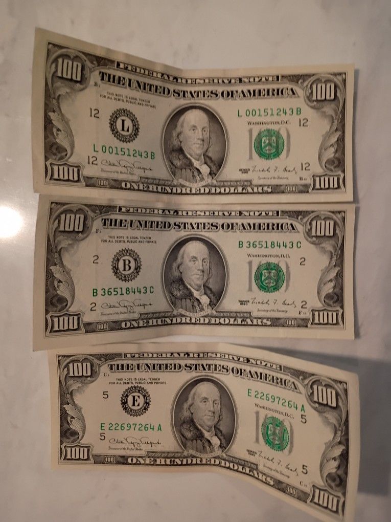 One Hundred Dollar Bills