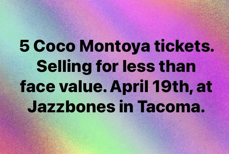 Coco Montoya Tickets