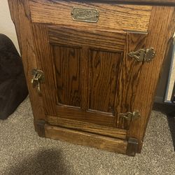 White Clad Ice Chest vintage great deal!