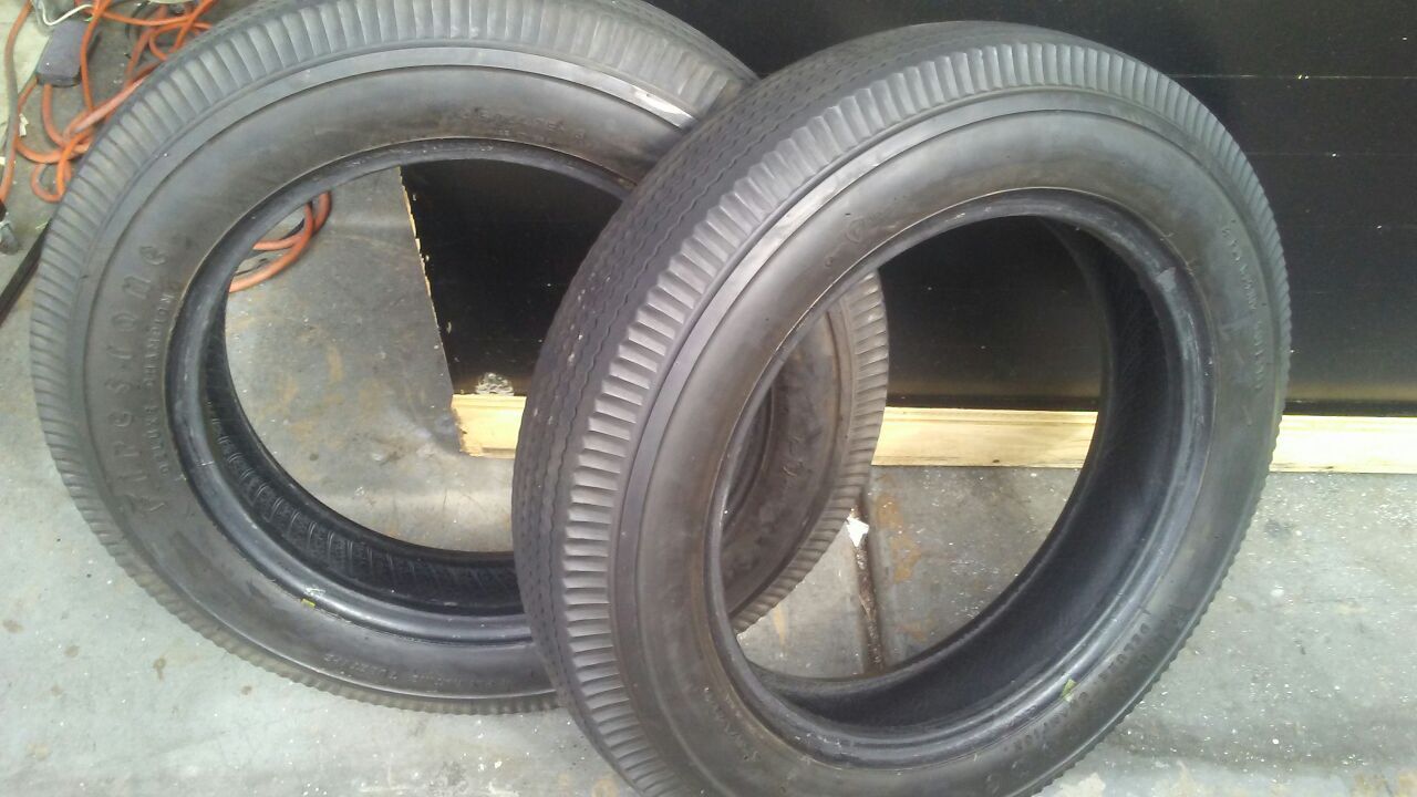Firestone 4.50/4.75-16 deluxe champion tires