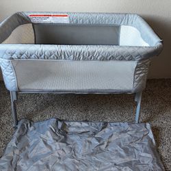 Baby Crib / Bassinet Bed Side With Carrying Case