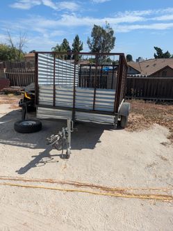 Utility Trailer with High Sides