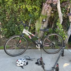 COLUMBIA CROSS TRAIN 21-SPEED, 700C WOMEN’S HYBRID BICYCLE