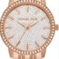 Michael Kors MK3460 Nini Pave Ladies Swarovski Dial Rose Gold Stainless Steel