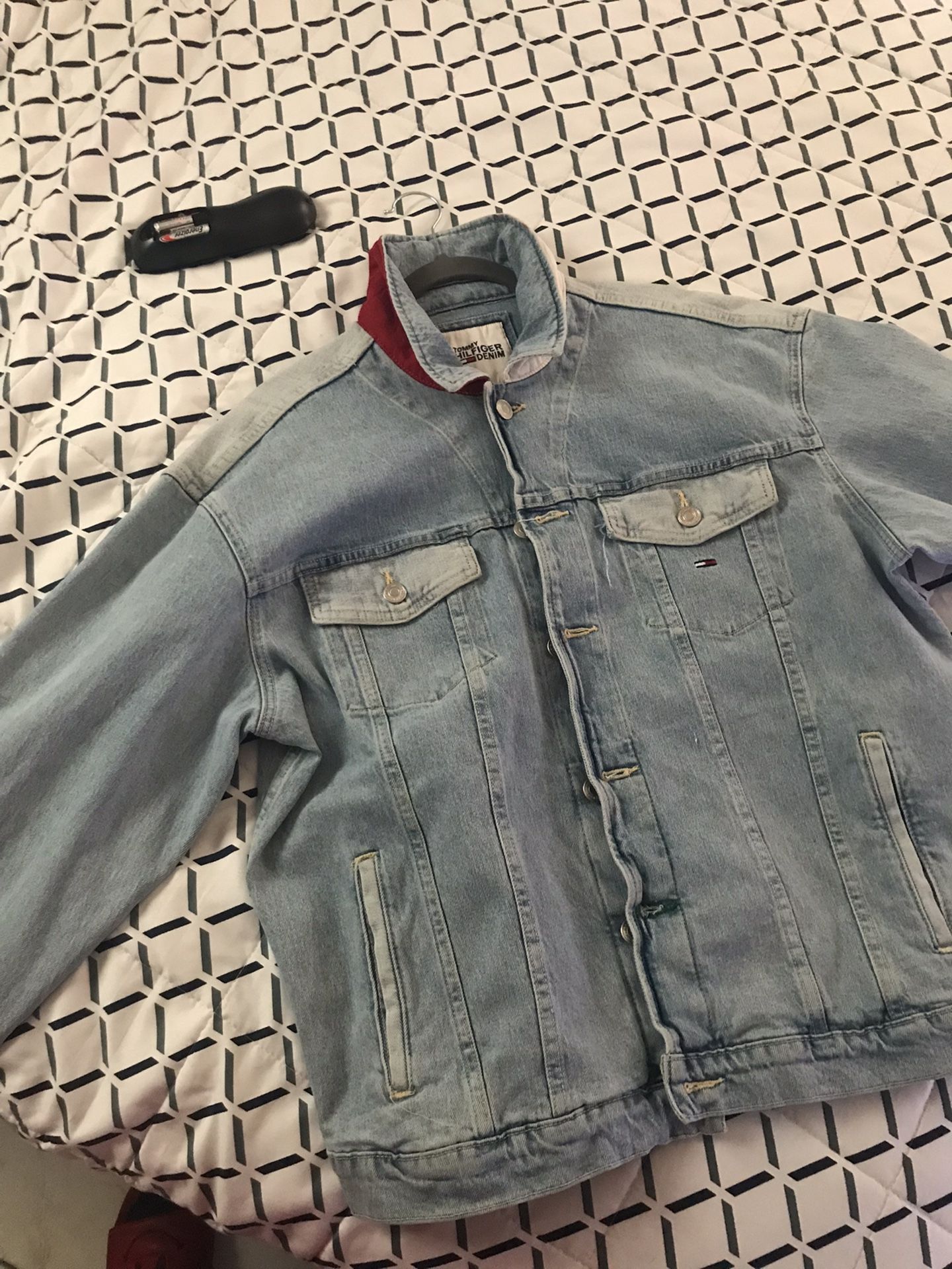 Amazing Jean Bomber Jacket Tommy Hilfiger Brand New