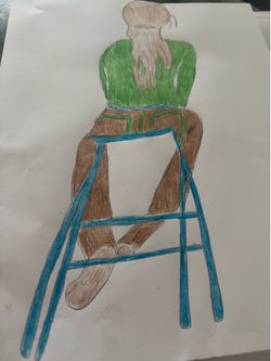 Girl drawing 8x 10