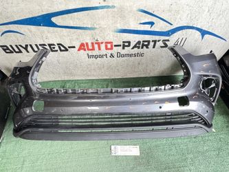 w/cracks 2020 - 2021 - 2022 - 2023 TOYOTA HIGHLANDER FRONT BUMPER COVER OEM AY82336