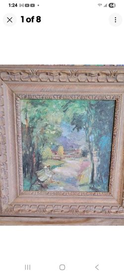 $850 ORIGINAL GICLEE PAINTING LANDSCAPE PARK SCENE SHADOW CATCHERS Park III