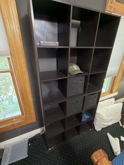 Cubby storage.