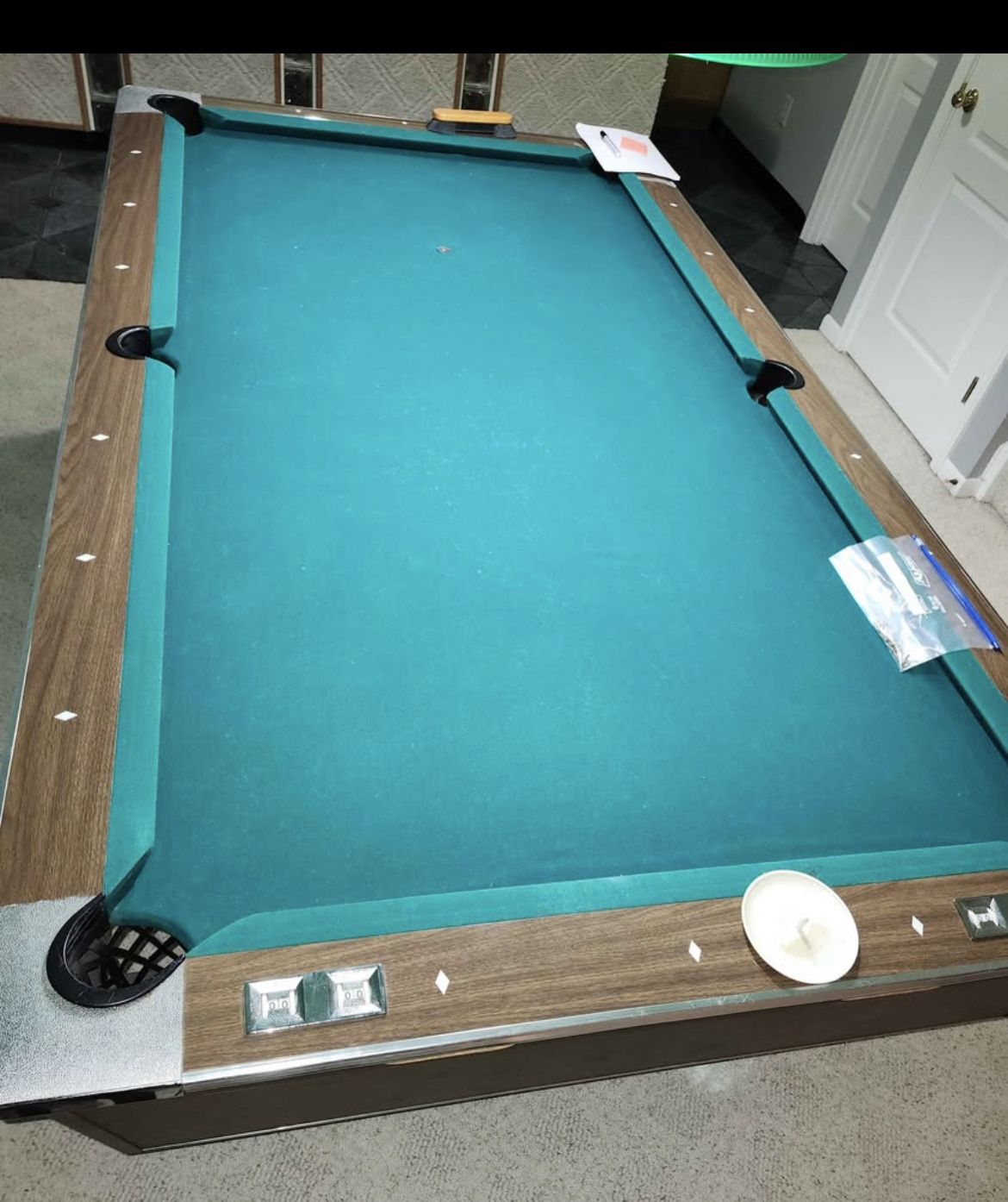 Vintage Billiard Table W/delivery