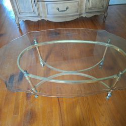 Glass Top Accent Table