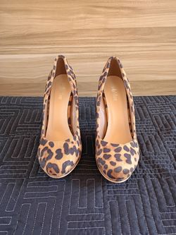 Bella Marie Leopard Print Heels
