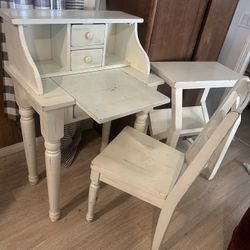 Desk 3 Pieces SOLID WOOD 
