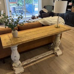 Distressed, Shabby Chic Console/Sofa Table
