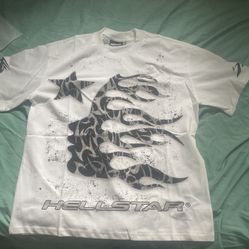 Hellstar Glitter P2P Graphic Tee Shirt