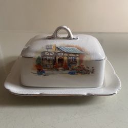 Vintage Lancaster and Sons Butter Dish English Ware