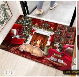 Christmas rugs and mat