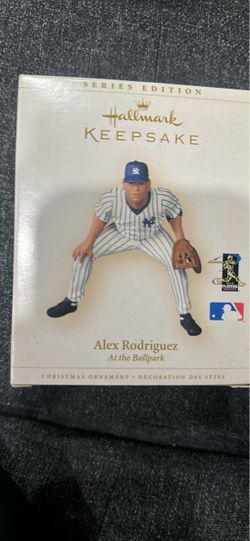 2006 ALEX RODRIGUEZ AT THE BALLPARK MLB NEW YORK YANKEES Hallmark Ornament  NIB