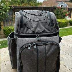 Picnic Backpack With Wine Holder 