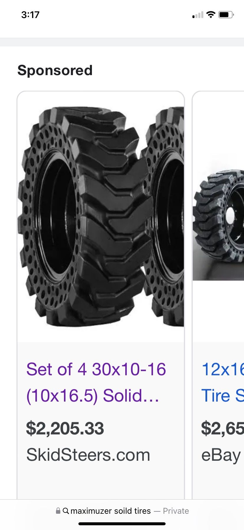 Bobcat Skidsteer Tires