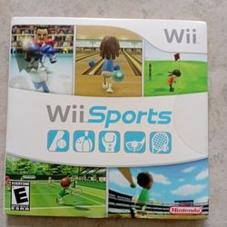 Wii Sports Game And Booklet Disc Still Like New $30 Firm